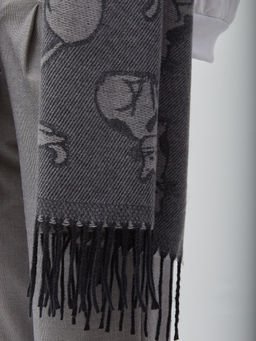 В составе шерсть. Большой теплый двусторонний палантин - Tantino фото 5