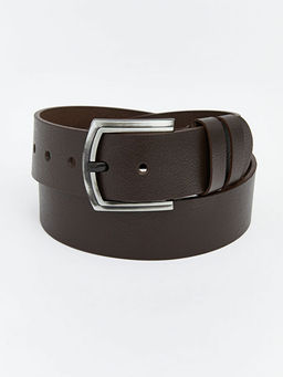 Deri G?r?n?ml? Erkek Kemer