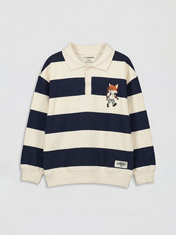 Polo Yaka Erkek ?ocuk Sweatshirt ve E?ofman Alt?