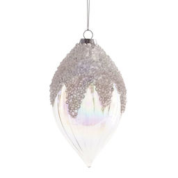 Украшение новогоднее "Капля", L9 W9 H16 см