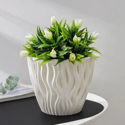 Кашпо 1,6л Вдохновение арт. КШ-5402,5737,5406,5401,5660,8645,5400,8633,5403,5408,4072,8645,5737... - Полимербыт фото 2