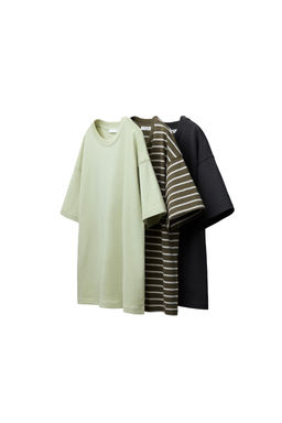 3-PACK OF STRIPED AND PLAIN T-SHIRTS - Zara фото 9
