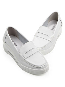 06-YD267-1 WHITE Туфли женские (натуральная кожа)