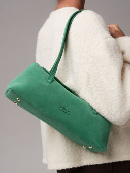 Замшевая сумка Raduy DBR 31127 брел.зеленый фото 2