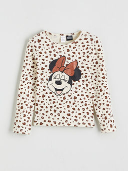 Minnie Mouse Bask?l? K?z ?ocuk Ti??rt