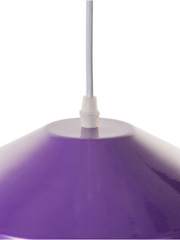 Светильник потолочный BayerLux Lea, 1×40 Вт, Е27, темно-фиолетовый, 26×26×32 см