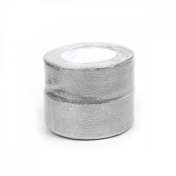 Лента парчовая 40мм упаковочная серебро Magic4Hobby набор 2шт*22,85м (1м)