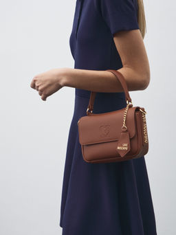 Женская сумка с ручкой LOVE MOSCHINO PURE ESSENTIAL Артикул 4561276, коричневый - Divas bag фото 5