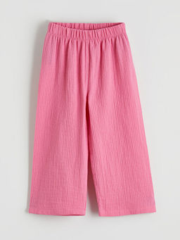 Beli Lastikli K?z ?ocuk Geni? Pa?a Pantolon