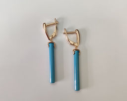 Серьги с керамикой
