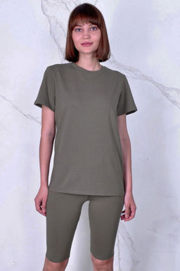 Арт. 2715 Костюм с велосипедками 42-50 (5 шт) Цвет:верх-фуксия, низ-фуксия - Калинка фото 24