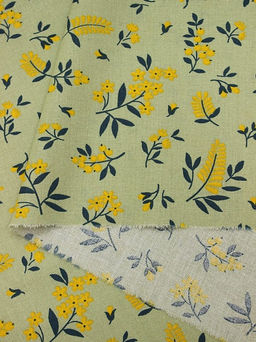 Перкаль Хизер цв.желтый, ш.1.5м, хлопок-100%, 115гр/м.кв - Купава фото 5