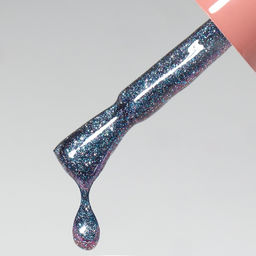 Гель лак для ногтей кошачий глаз, трехфазный, 10 мл, LED/UV, голубой (39)