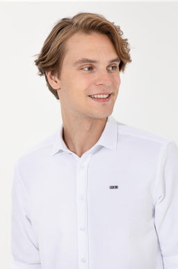 Erkek Beyaz Uzun Kollu G_mlek