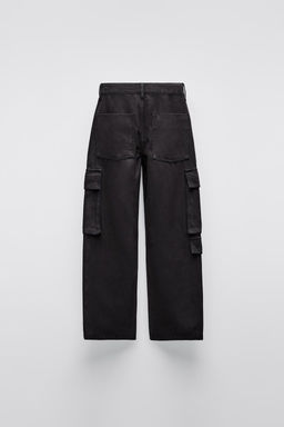 TWILL TROUSERS WITH MULTIPLE POCKETS - Zara фото 7