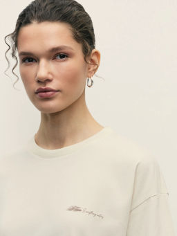 Базовая футболка с принтом / Zarina фото 6