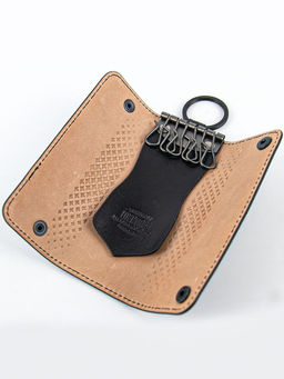 Мужская кожаная ключница Dierhoff Д 6015-925/2 - Sergio valentini фото 3