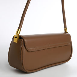 Сумка женская, багет, на магните, цвет коричневый - Simaland фото 2