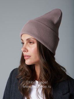 АМ257 Шапка женская (светло-коричневый)