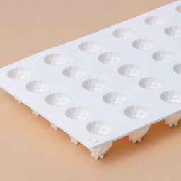 Форма для муссовых десертов и выпечки KONFINETTA Ежевика, силикон, 29?16?2,5 см, 35 ячеек (2,8?2,5 см), цвет белый фото 3