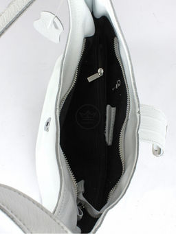 Сумка женская натуральная кожа JRP-2046-9, 1отд+карм/пер, плечевой ремень, белый SALE 264370 - Adelia фото 3