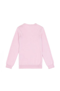 Розовый базовый свитер для девочки Неожиданная скидка в корзине - U.s. polo assn фото 3