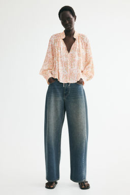 Blusa de viscosa con mangas globo - H&m фото 6