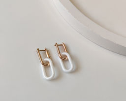 Серьги с керамикой