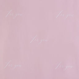 Цена за 10 шт. Бумага упаковочная глянцевая двухсторонняя «For you», 50 х 70 см
