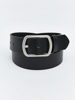 Deri G?r?n?ml? Erkek Kemer