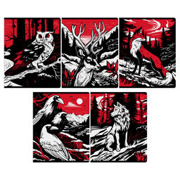 Тетрадь 48л. BG "Эксклюзив. Хищники" клетка (Т5ск48_лс_вл 08523) soft-touch ламинация, выб. лак, форзац с дизайном, блок повышенной плотности