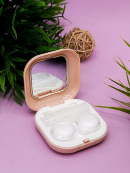 Контейнер для линз Smooth, pink