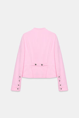 BLAZER CRUZADA 100% ALGOD?N / Rosa - Zara фото 9