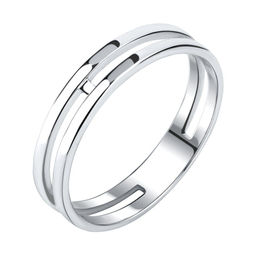 Кольцо из серебра без вставки, Л-11872