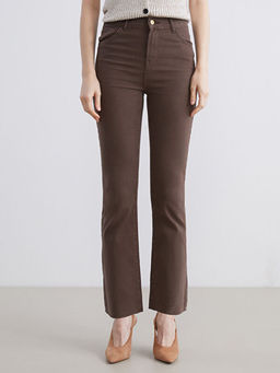 Crop Flare Kad?n Jean Pantolon