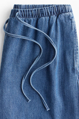 Pantal?n denim con cord?n de ajuste Feather Soft - H&m фото 7
