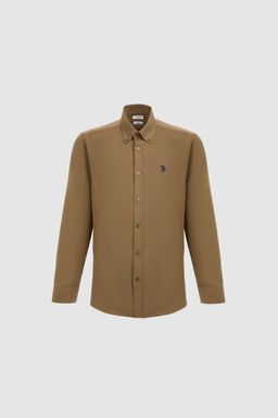 Erkek Haki Uzun Kollu Basic G_mlek - U.s. polo assn фото 7