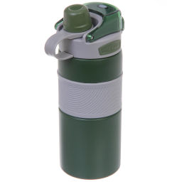 Термос 600мл "Фитнесс", цвет зеленый