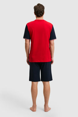Erkek K_rm_z_ Pijama Tak_m_