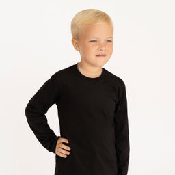 Джемпер детский черный 698 (146, 76)