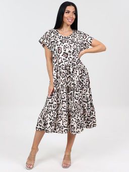 761 ЖЕНСКОЕ ПЛАТЬЕ (Бежевый) - А-дина фото 2