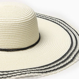 Шляпа женская MINAKU, молочная, размер 58, целлюлоза 100%