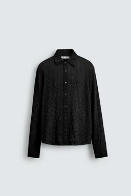 TEXTURED CHECK SHIRT - Zara фото 7