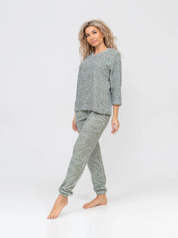 Костюм женский, цвет зеленый