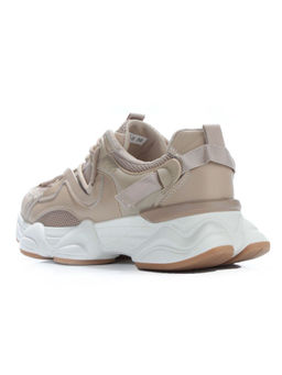 05-6035-5 DK. BEIGE Кроссовки женские (искусственные материалы) - No name фото 5
