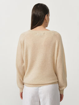 Джемпер кашемировый 1105 бежевый