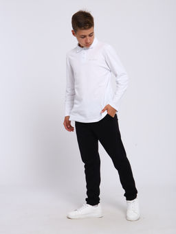 Ладошки / Рубашка-поло Василий белый  фото 2