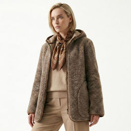 Куртка-ветровка ALTRO арт.1203-10 КАТАРИНА Марроне фото 2