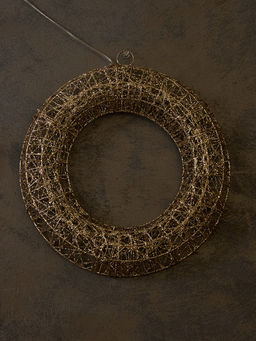 Фигура световая «Венок», 30×30×5 см, 20 LED, батарейки ААх2 (не в компл.), свечение тёплое белое