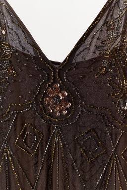 GEORGETTE SEQUIN BEAD DRESS - Zara фото 11